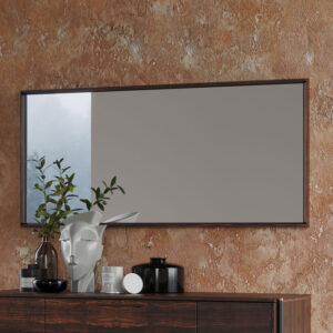 Зеркало, отделка шпон эбони, 119.5×5.5×59.5 см